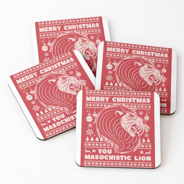 Item preview, Merry Christmas you masochistic lion designed and sold by SpiderMonkey913.