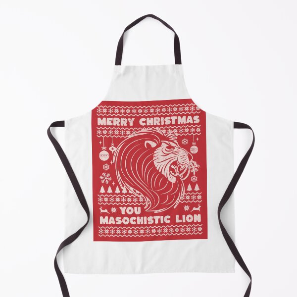 Item preview, Merry Christmas you masochistic lion designed and sold by SpiderMonkey913.