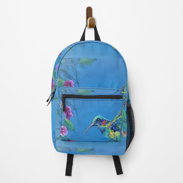 Item preview, Hummingbird Painting on Blue designed and sold by KVELKY.