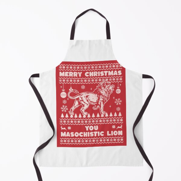 Item preview, Merry Christmas you masochistic lion designed and sold by SpiderMonkey913.