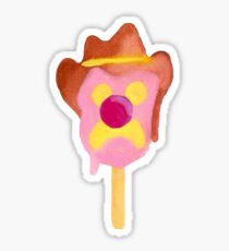 Bubble O Bill (Pink Nose) - Purple Sticker