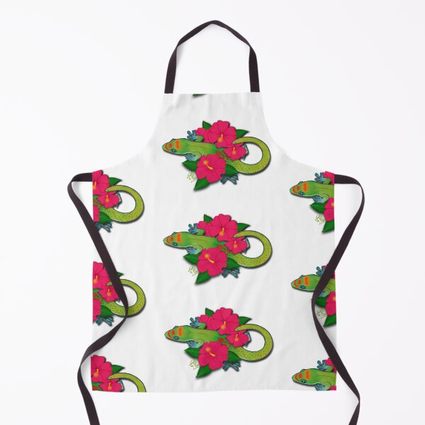Item preview, Day Gecko in Hibiscus designed and sold by StitchyWitchy13.