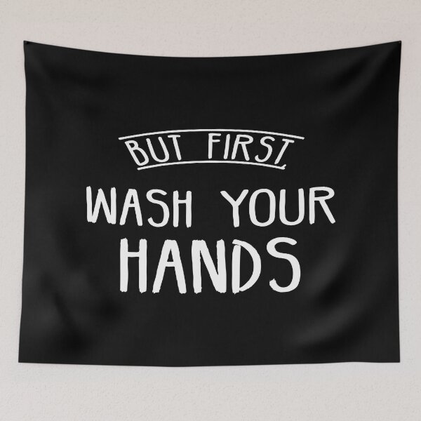 Item preview, But First Wash Your Hand designed and sold by phassystore.