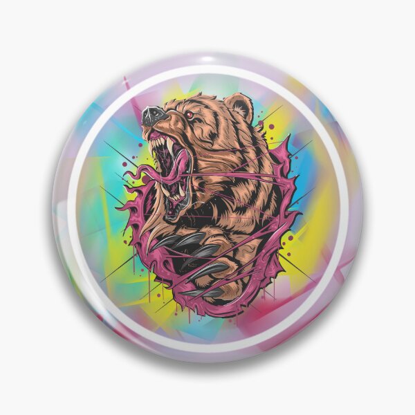 Item preview, Growling Angry Bear Attacks With Claws. designed and sold by adembulut.