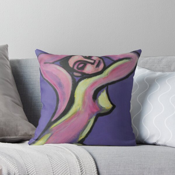Item preview, Purple And Yellow Figure designed and sold by Carmen Tyrrell.