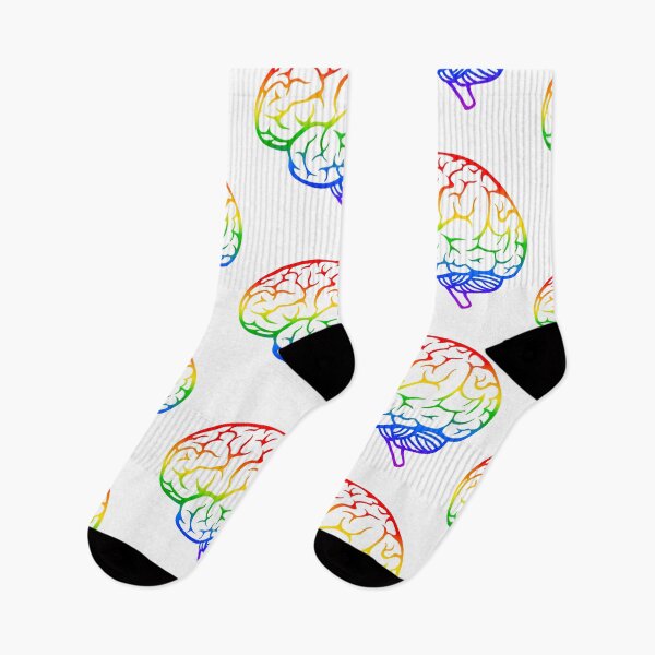 Item preview, Gay Pride Brain (style2) designed and sold by ColorMeAce.