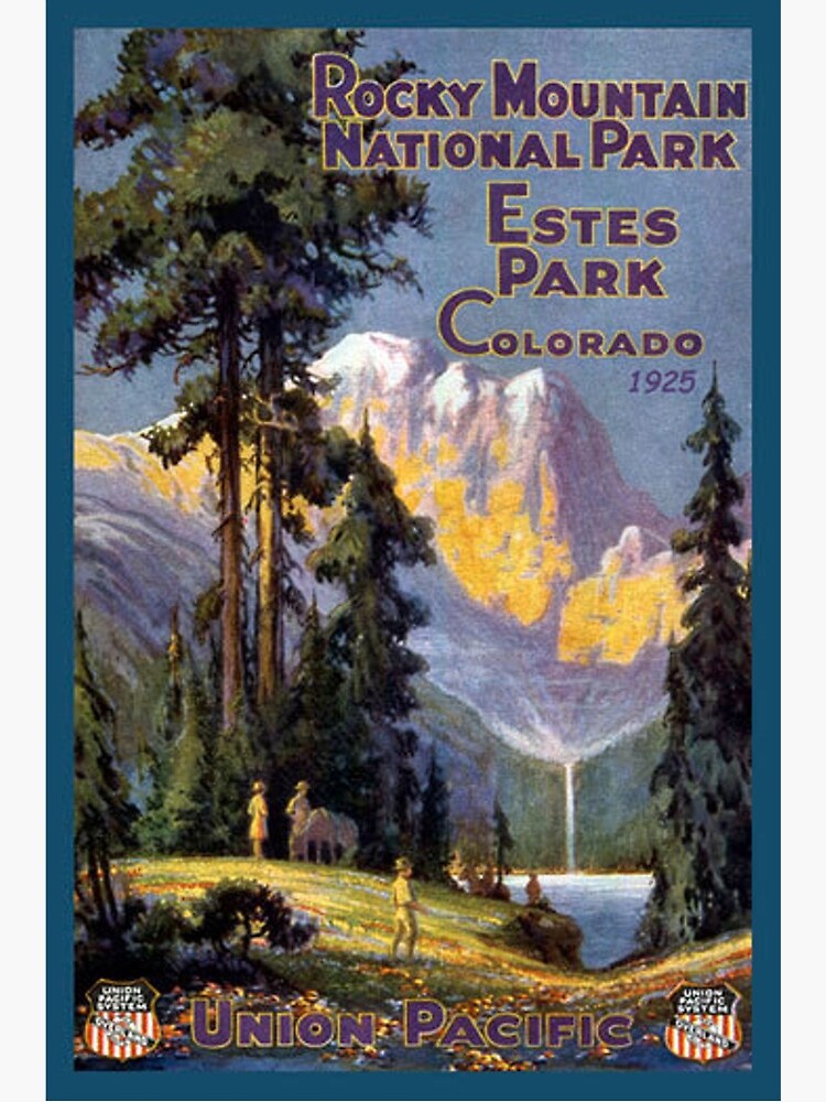 Postcard Album of Views Rocky Mountain National Park 