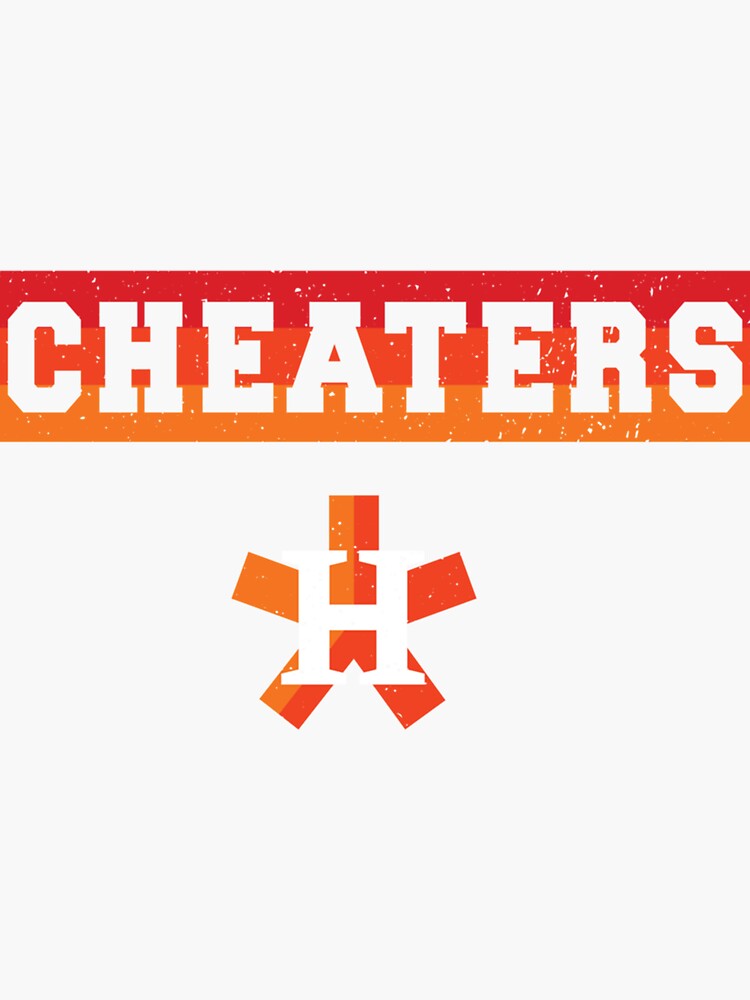 Houston Trashtros Asterisks Cheaters Trash Can  Sticker for Sale