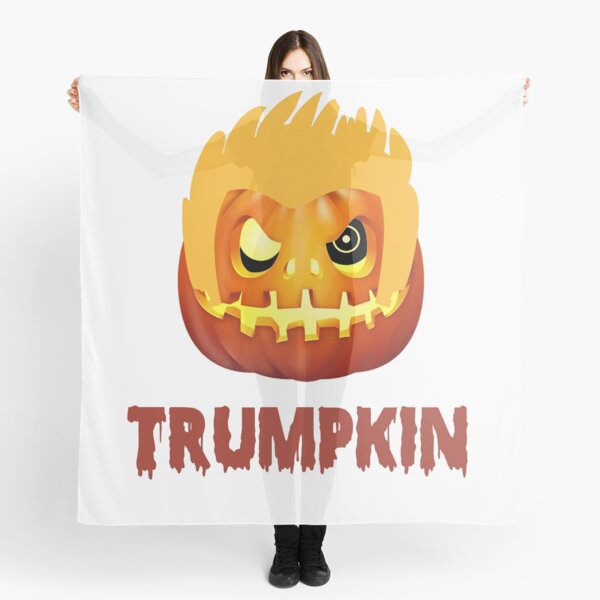 Halloween Trumpkin Funny T-Shirt Scarf