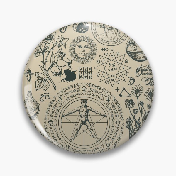 Item preview, ALCHEMY MYSTICAL SPIRIT PATTERN designed and sold by TrueCrimeDesign.