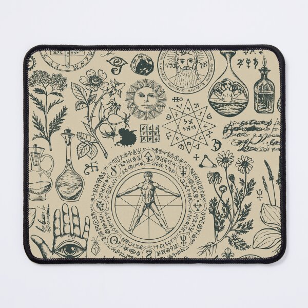 Item preview, ALCHEMY MYSTICAL SPIRIT PATTERN designed and sold by TrueCrimeDesign.