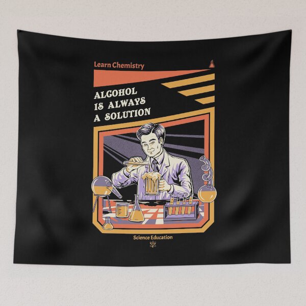 Item preview, Alcohol is Always a Solution designed and sold by RafaelLima7.