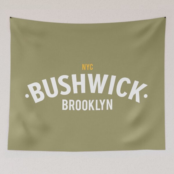 Item preview, New York Brooklyn ,Bushwick Brooklyn lettering, Bushwick logo designed and sold by Boogosh.
