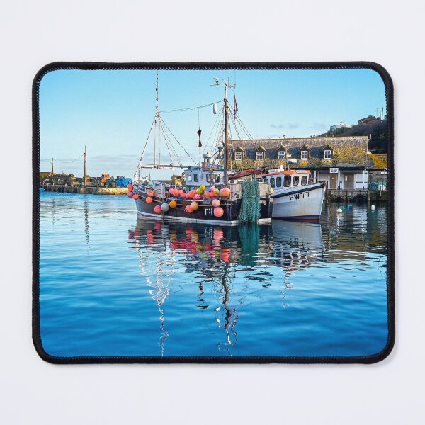 Item preview, Fishing boats in Mevagissey Harbour, Cornwall. designed and sold by VnGphoto.