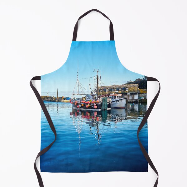 Item preview, Fishing boats in Mevagissey Harbour, Cornwall. designed and sold by VnGphoto.