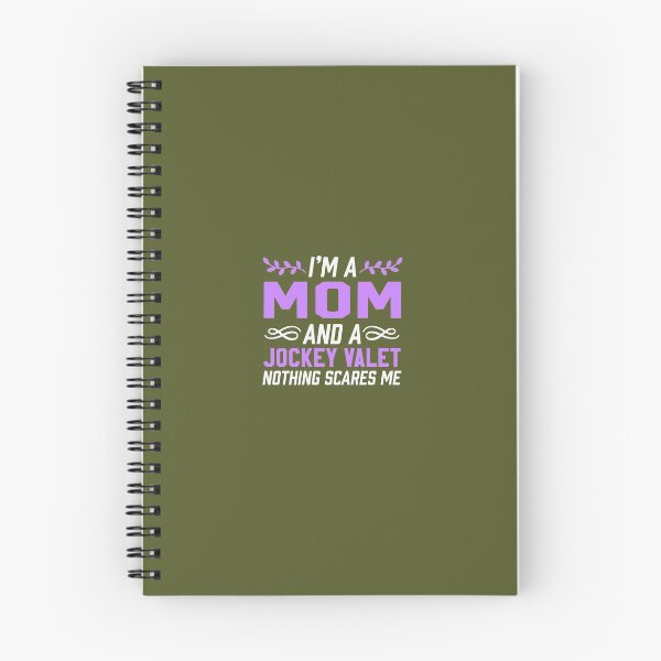 Item preview, I'm A Mom & Jockey Valet Nothing Scares Me designed and sold by AlwaysAwesome.