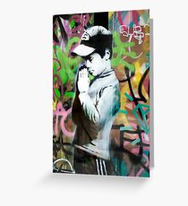 Banksy Prayer Greeting Card