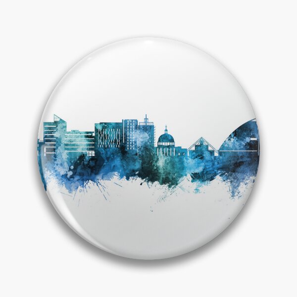 Item preview, Milton Keynes England Skyline designed and sold by ArtPrints.