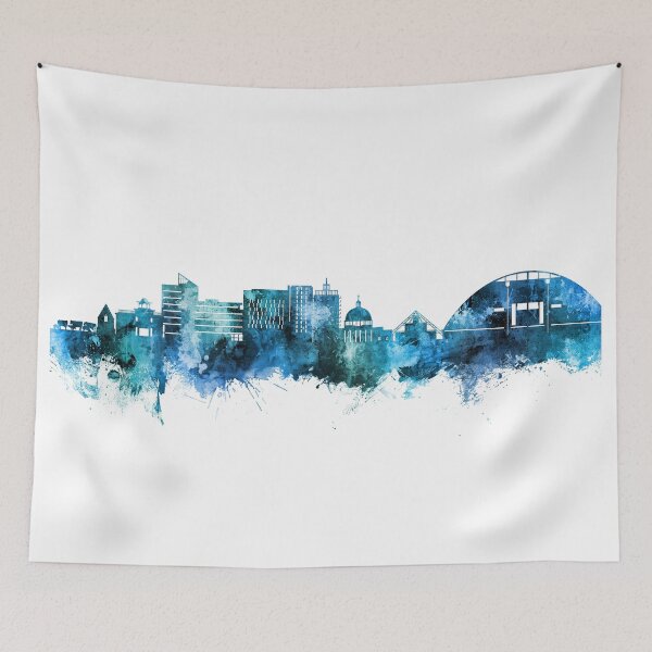 Item preview, Milton Keynes England Skyline designed and sold by ArtPrints.