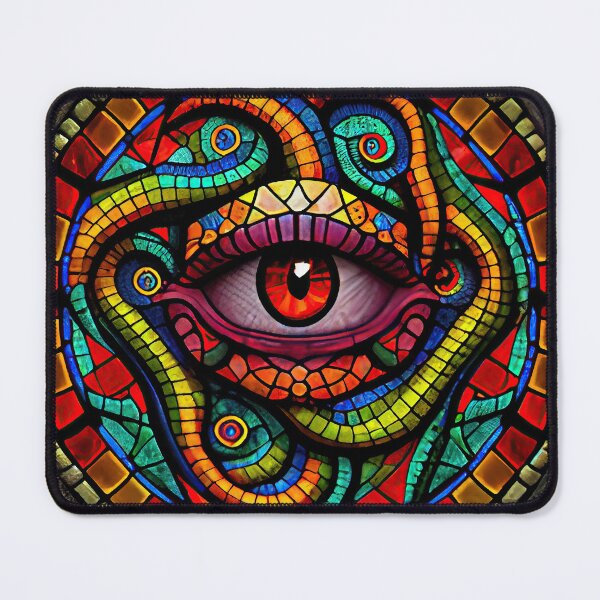 Item preview, Psychedelic All Seeing Eye designed and sold by OccultDreams.
