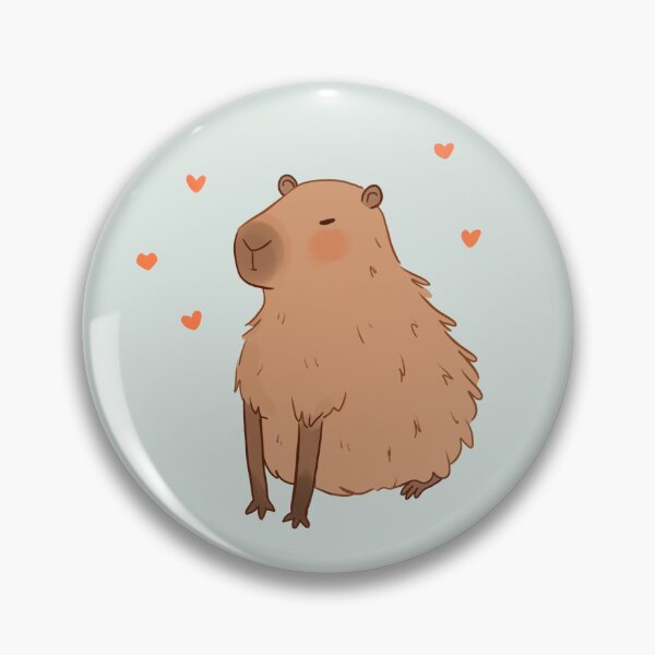 Item preview, Capybara cute illustration  - Nice Capybara designed and sold by Yarafantasyart.
