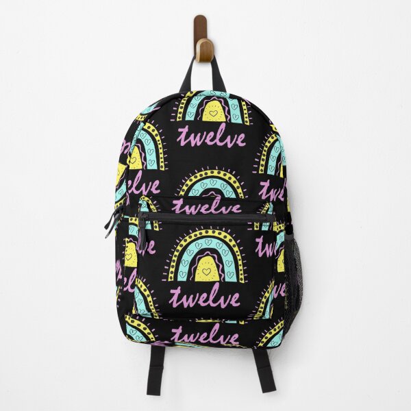 Item preview, Twelve Year Old Twelfth Birthday Cute Fun Doodle Boho Rainbow designed and sold by LadySaltwater.