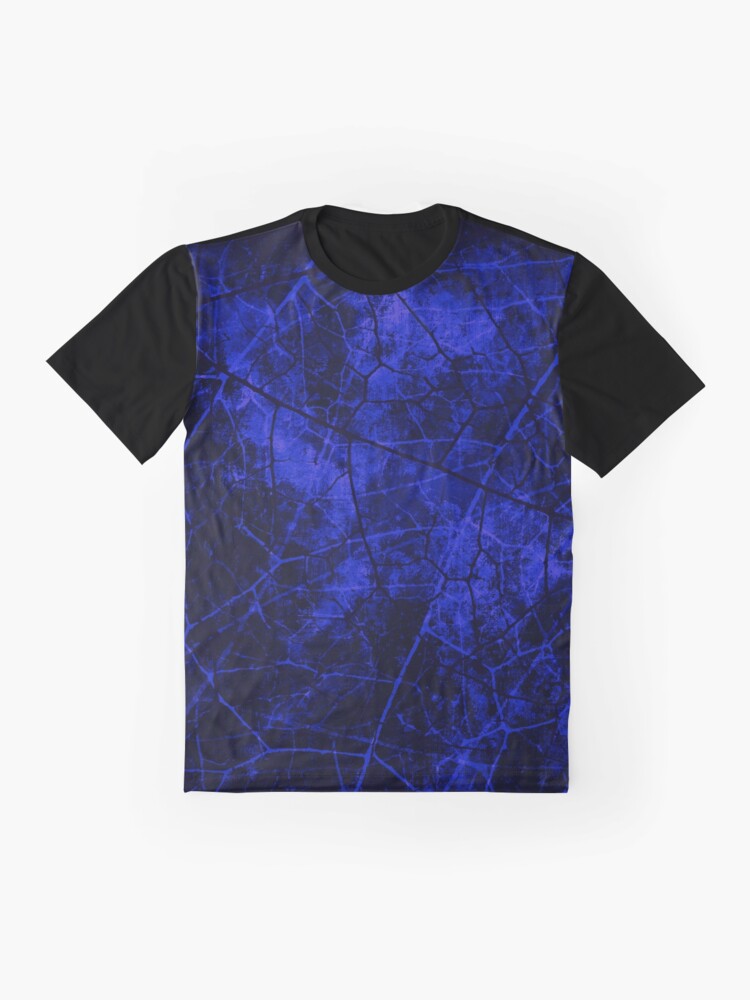 Deep Royal Blue Black Crackle Lacquer Pattern Grunge Texture