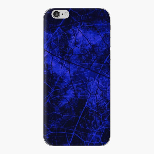 Deep Royal Blue Black Crackle Lacquer Pattern Grunge Texture