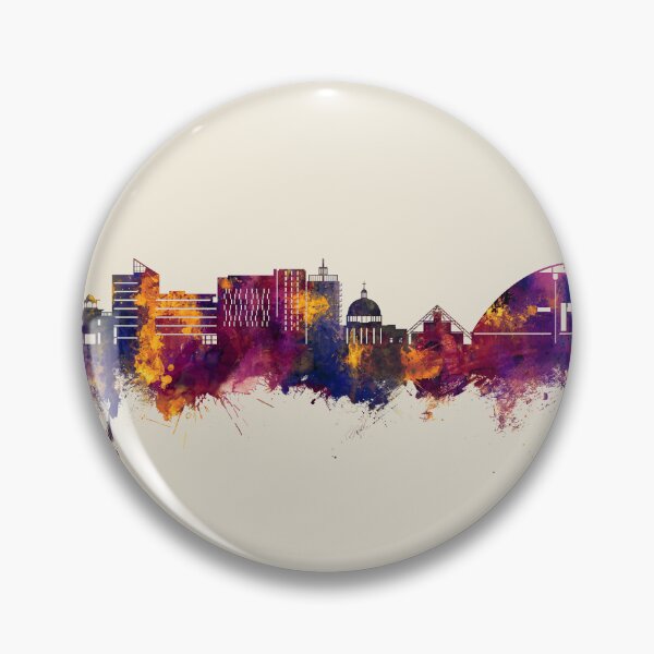 Item preview, Milton Keynes England Skyline designed and sold by ArtPrints.