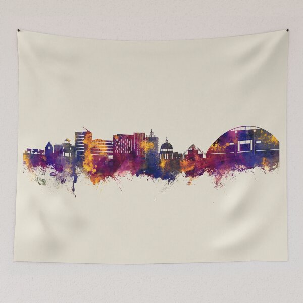 Item preview, Milton Keynes England Skyline designed and sold by ArtPrints.