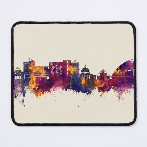 Item preview, Milton Keynes England Skyline designed and sold by ArtPrints.
