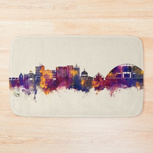 Item preview, Milton Keynes England Skyline designed and sold by ArtPrints.