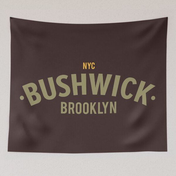 Item preview, New York Brooklyn ,Bushwick Brooklyn lettering, Bushwick logo designed and sold by Boogosh.