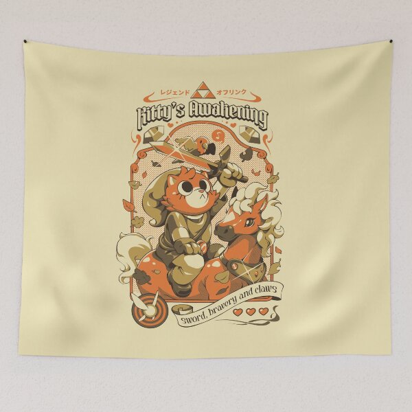 Item preview, Kitty's Awakening designed and sold by Ilustrata®.