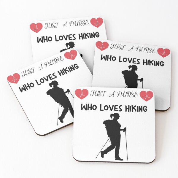 Item preview, Just a nurse who love Hiking designed and sold by justu-.