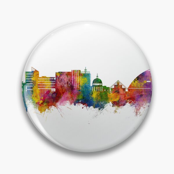 Item preview, Milton Keynes England Skyline designed and sold by ArtPrints.