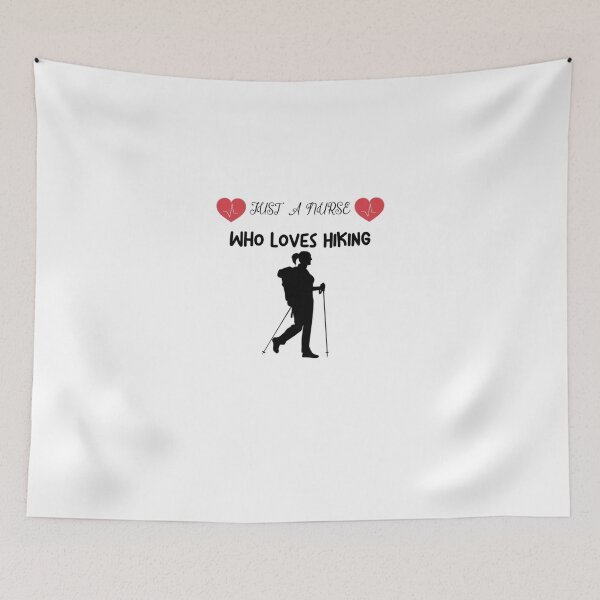 Item preview, Just a nurse who love Hiking designed and sold by justu-.