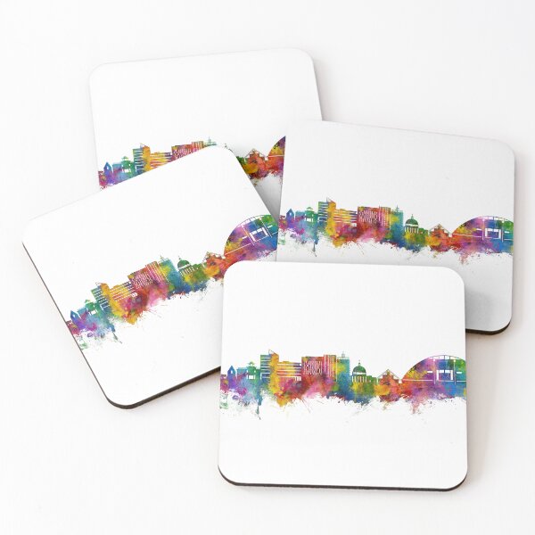 Item preview, Milton Keynes England Skyline designed and sold by ArtPrints.
