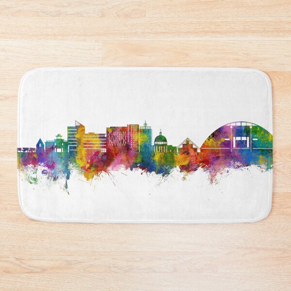 Item preview, Milton Keynes England Skyline designed and sold by ArtPrints.