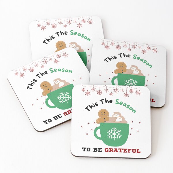 Item preview, Tis The Season To Be Grateful - Snowflakes - Gingerbread designed and sold by bsrishika.
