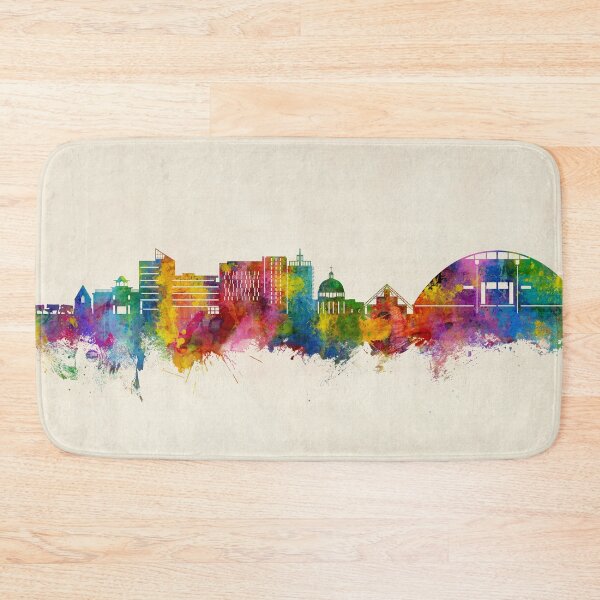 Item preview, Milton Keynes England Skyline designed and sold by ArtPrints.
