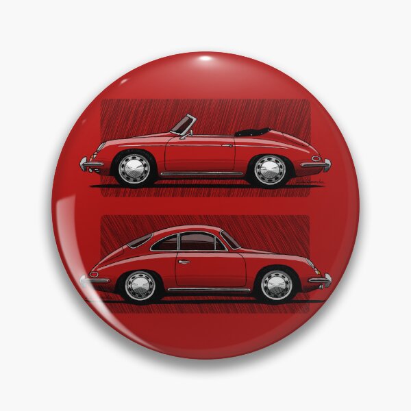 Item preview, My drawing of the classic German sports car, coupe and cabrio designed and sold by designjaag.