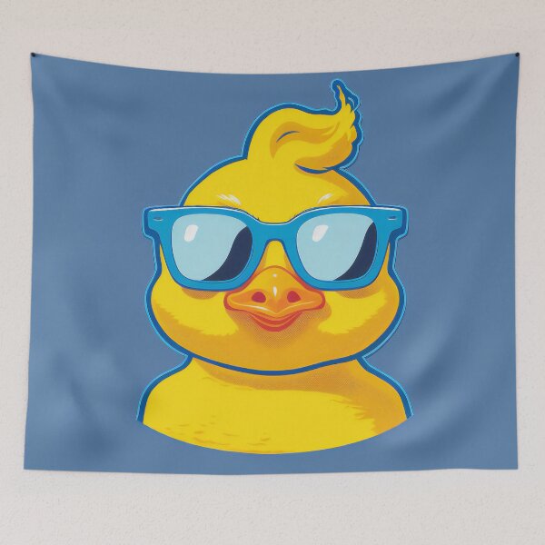 Item preview, Cool yellow bird with sunglasses designed and sold by ai-miilk.