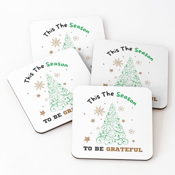 Item preview, Tis The Season To Be Grateful - Snowflakes - Christmas Tree designed and sold by bsrishika.