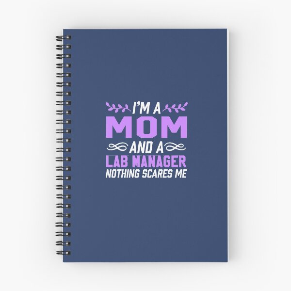 Item preview, I'm A Mom & Lab Manager Nothing Scares Me  designed and sold by AlwaysAwesome.