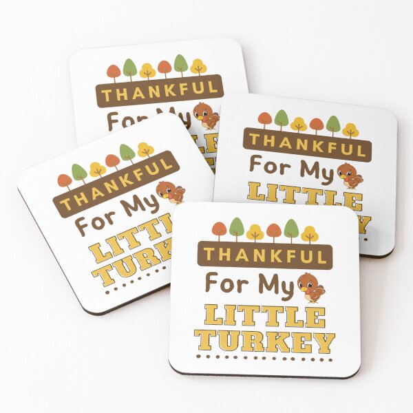 Item preview, Thankful For My Little Turkey - Thanks Giving - Autumn designed and sold by shellagrash.