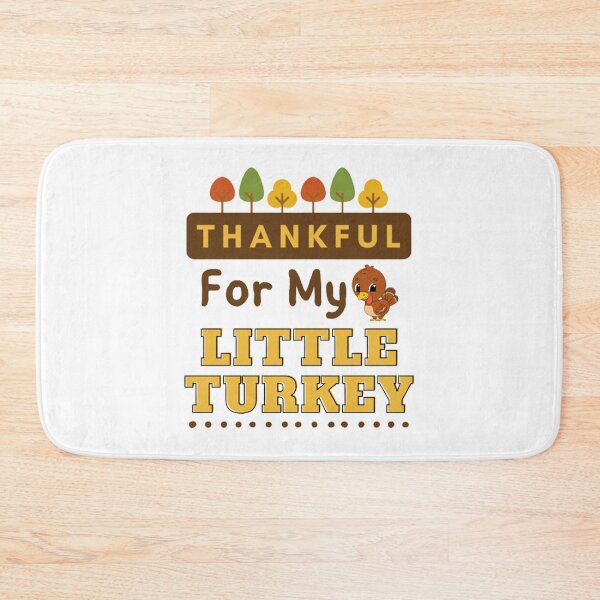 Item preview, Thankful For My Little Turkey - Thanks Giving - Autumn designed and sold by shellagrash.