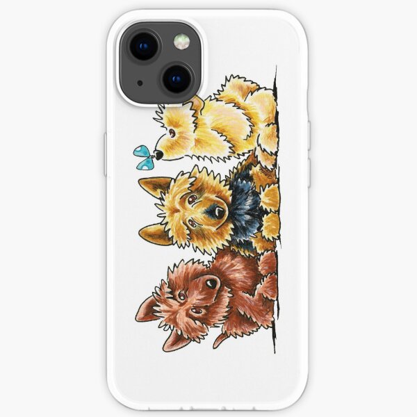 3 Australian Terriers iPhone Soft Case