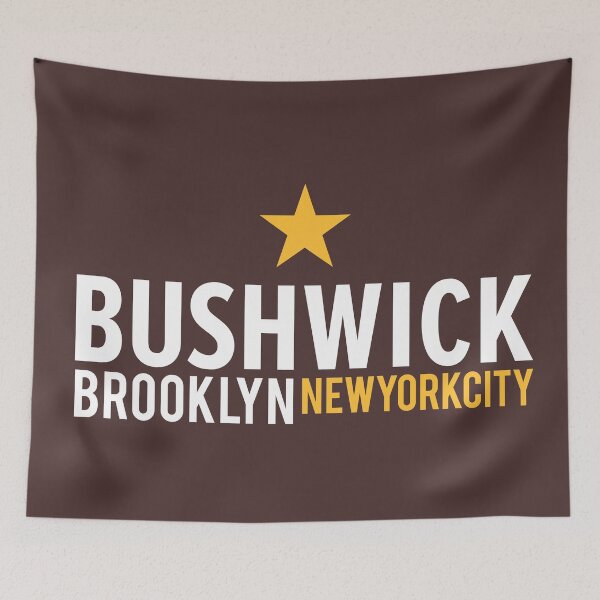 Item preview, New York Brooklyn ,Bushwick Brooklyn lettering, Bushwick logo designed and sold by Boogosh.
