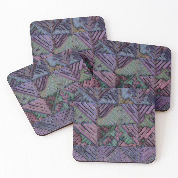 Item preview, Muted triangles in purple designed and sold by FlossOrFi.